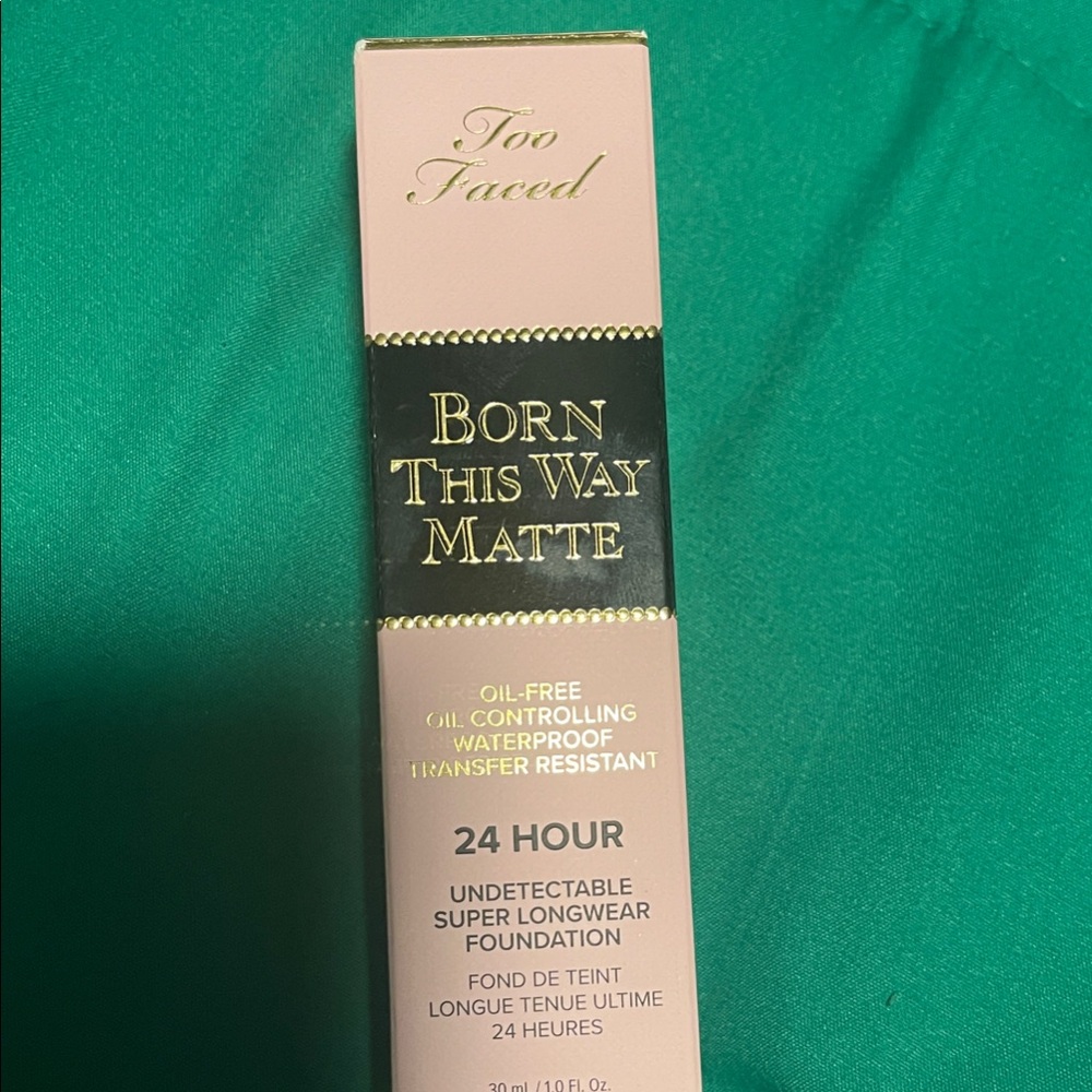 Too Faced Born This Way Matte Foundation - Pink and Gold